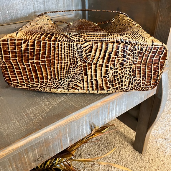 Brahmin Medium Luna Toasted Melbourne with drawstring straps - Picture 2 of 8